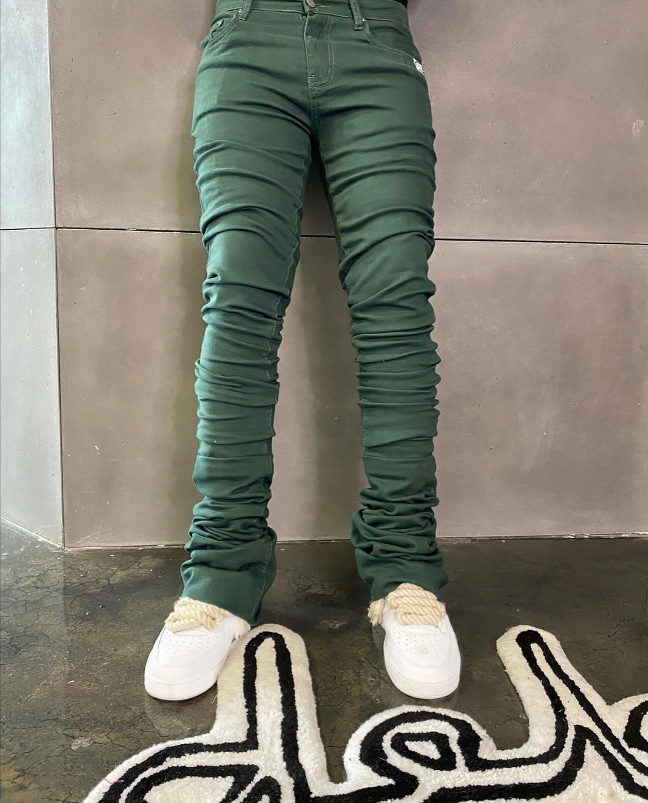 GREEN EXTENDO DENIM